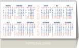 Calendar birou TRIPTIC