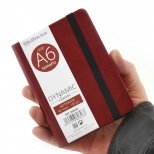 Notebook A6 PREMIUM, imitatie piele culoare VISINIU