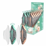 Set Compas metalic PASTEL BLOOM brate 125mm cu creion in etui