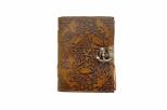 Jurnal Vintage dimensiune 17.5 x 12.5 cm coperti piele naturala