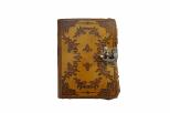 Jurnal Vintage dimensiune 17.5 x 12.5 cm coperti piele naturala