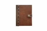 Jurnal Vintage dimensiune 17.5 x 12.5 cm coperti piele naturala