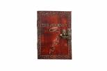 Jurnal Vintage dimensiune 17.5 x 12.5 cm coperti piele naturala