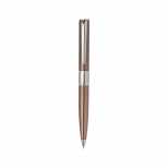 Pix Coffee cu mecanism prin rasucire, mina tip Parker, culoare albastru, varf din otel inoxidabil de 0,6 mm