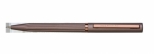 Pix Coffee cu mecanism prin rasucire, mina tip Parker, culoare albastru, varf din otel inoxidabil de 0,6 mm
