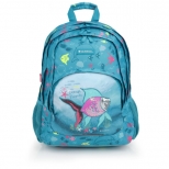 Ghiozdan Acqua cu 3 compartimente, dimensiune 32x44x18 cm 21L
