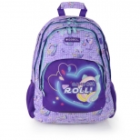 Ghiozdan Funny cu 3 compartimente,  dimensiune 32x44x18 cm 21L