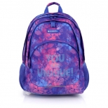 Ghiozdan Sunset cu 3 compartimente,  dimensiune 32x44x18 cm