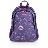 Ghiozdan Lily cu 3 compartimente,  dimensiune 32x44x18 cm 21L