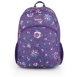 Ghiozdan Lily cu 2 compartimente, adaptabil la troler,  dimensiune 34x46x20 cm