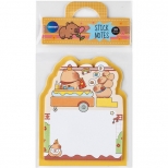 Notes adeziv, 30 de coli, dimensiune 70x90mm, model CAPYBARA. 32 buc/display. 
