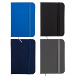 Notebook A7, 80 de pagini, hartie de 77g/m2, dictando, 4 culori pe display, 24buc/display. 