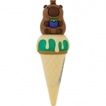 Text marker in forma de inghetata, 5 culori, model CAPYBARA, 24 bucati pe display. 
